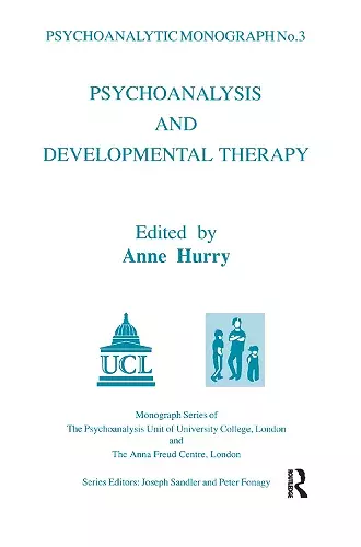 Psychoanalysis and Developmental Therapy cover