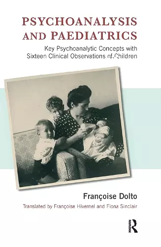 Psychoanalysis and Paediatrics cover