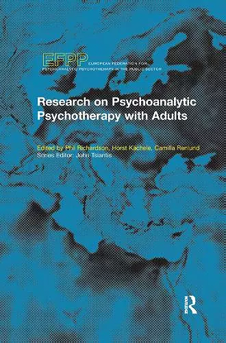 Research on Psychoanalytic Psychotherapy with Adults cover