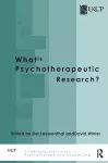 What is Psychotherapeutic Research? cover