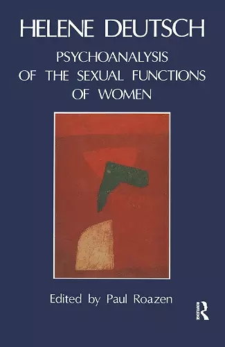 The Psychoanalysis of Sexual Functions of Women cover