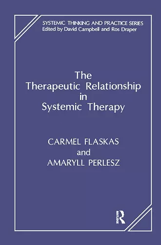 The Therapeutic Relationship in Systemic Therapy cover