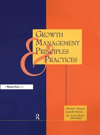 Growth Management Principles and Practices cover