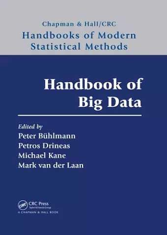 Handbook of Big Data cover