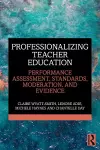 Professionalizing Teacher Education cover