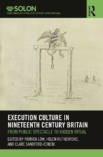 Execution Culture in Nineteenth Century Britain cover