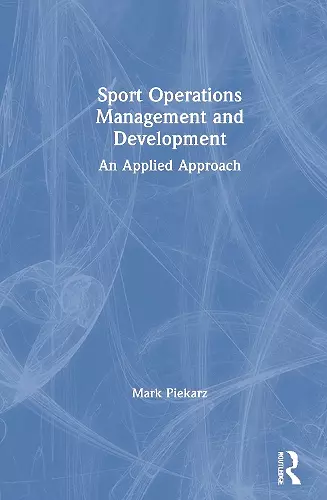 Sport Operations Management and Development cover