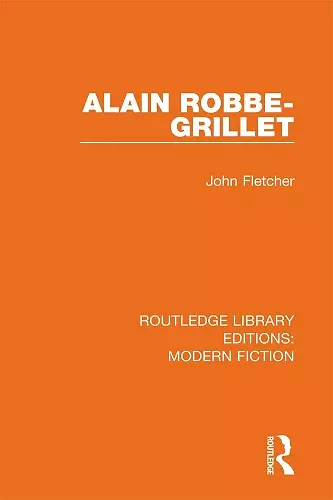 Alain Robbe-Grillet cover