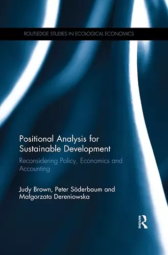 Positional Analysis for Sustainable Development cover