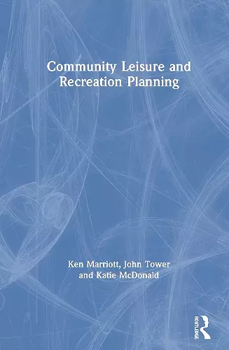 Community Leisure and Recreation Planning cover