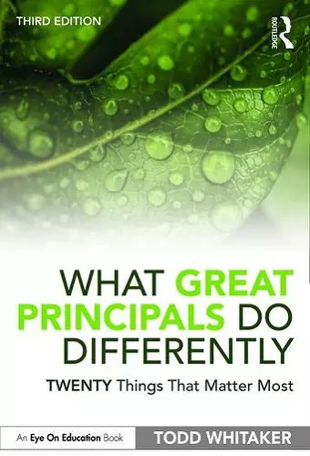 What Great Principals Do Differently cover