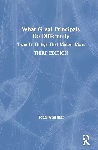 What Great Principals Do Differently cover