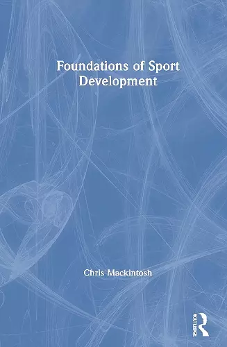 Foundations of Sport Development cover