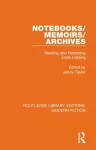 Notebooks/Memoirs/Archives cover