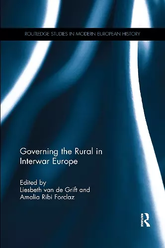 Governing the Rural in Interwar Europe cover