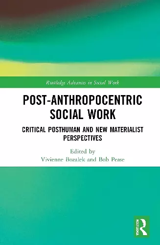 Post-Anthropocentric Social Work cover