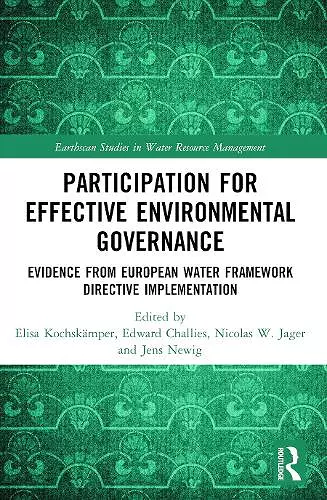 Participation for Effective Environmental Governance cover