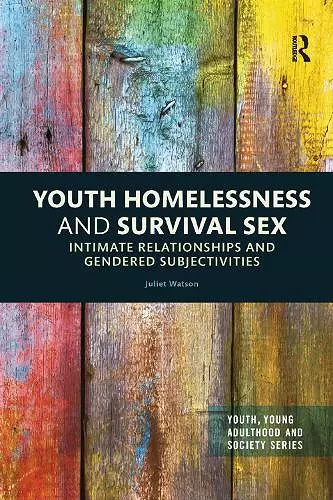 Youth Homelessness and Survival Sex cover