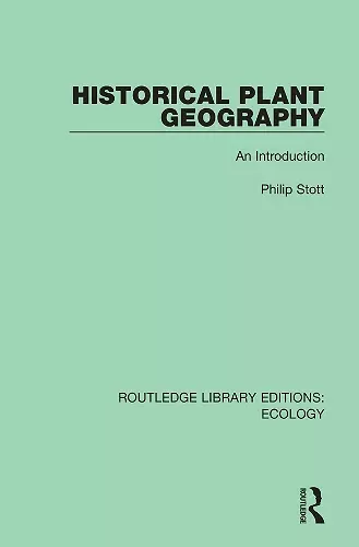 Historical Plant Geography cover