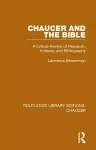 Chaucer and the Bible cover