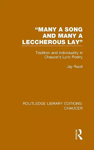 "Many a Song and Many a Leccherous Lay" cover