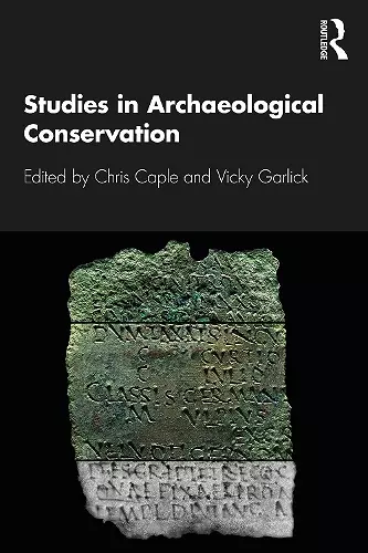 Studies in Archaeological Conservation cover