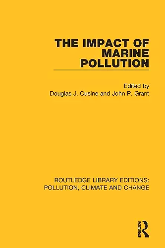 The Impact of Marine Pollution cover