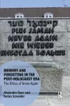 Memory and Forgetting in the Post-Holocaust Era cover