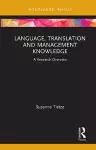 Language, Translation and Management Knowledge cover