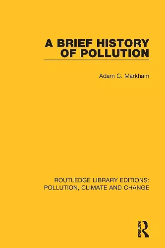 A Brief History of Pollution cover