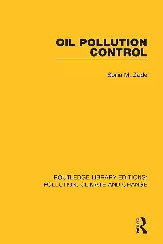 Oil Pollution Control cover