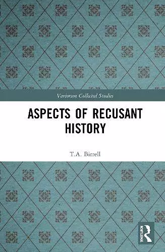 Aspects of Recusant History cover