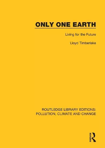 Only One Earth cover