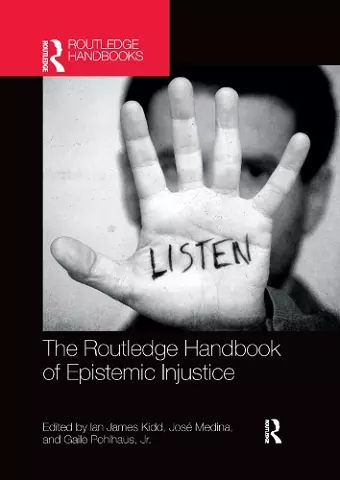 The Routledge Handbook of Epistemic Injustice cover