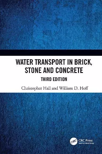 Water Transport in Brick, Stone and Concrete cover