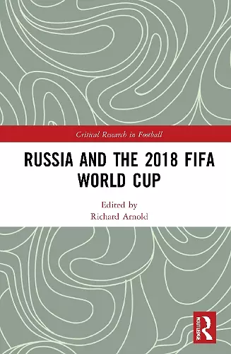 Russia and the 2018 FIFA World Cup cover