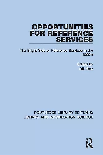 Opportunities for Reference Services cover