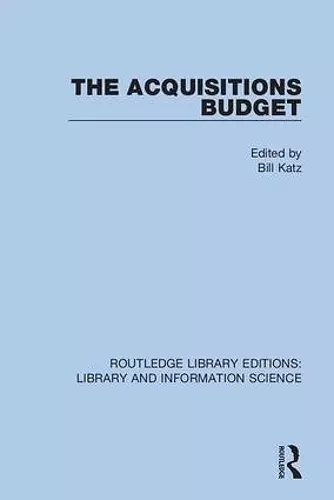 The Acquisitions Budget cover