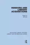 Vendors and Library Acquisitions cover