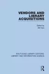 Vendors and Library Acquisitions cover