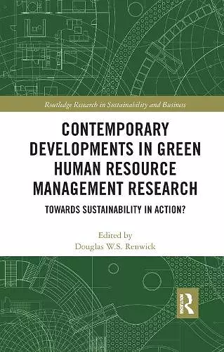 Contemporary Developments in Green Human Resource Management Research cover