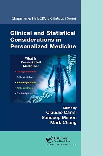 Clinical and Statistical Considerations in Personalized Medicine cover