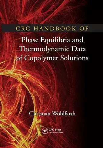 CRC Handbook of Phase Equilibria and Thermodynamic Data of Copolymer Solutions cover