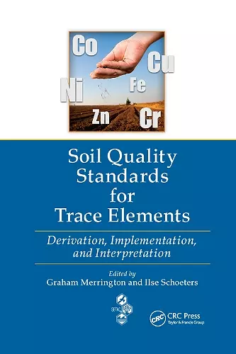 Soil Quality Standards for Trace Elements cover