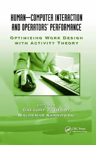 Human-Computer Interaction and Operators' Performance cover