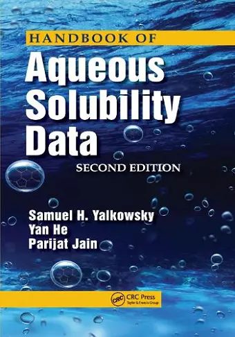 Handbook of Aqueous Solubility Data cover