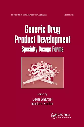 Generic Drug Product Development cover