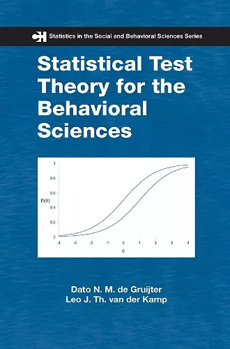 Statistical Test Theory for the Behavioral Sciences cover