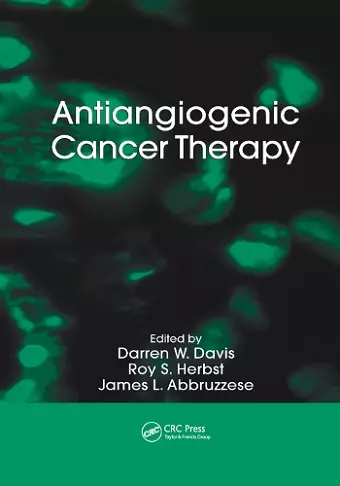 Antiangiogenic Cancer Therapy cover