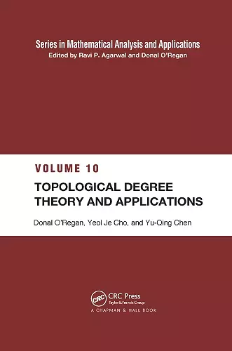 Topological Degree Theory and Applications cover